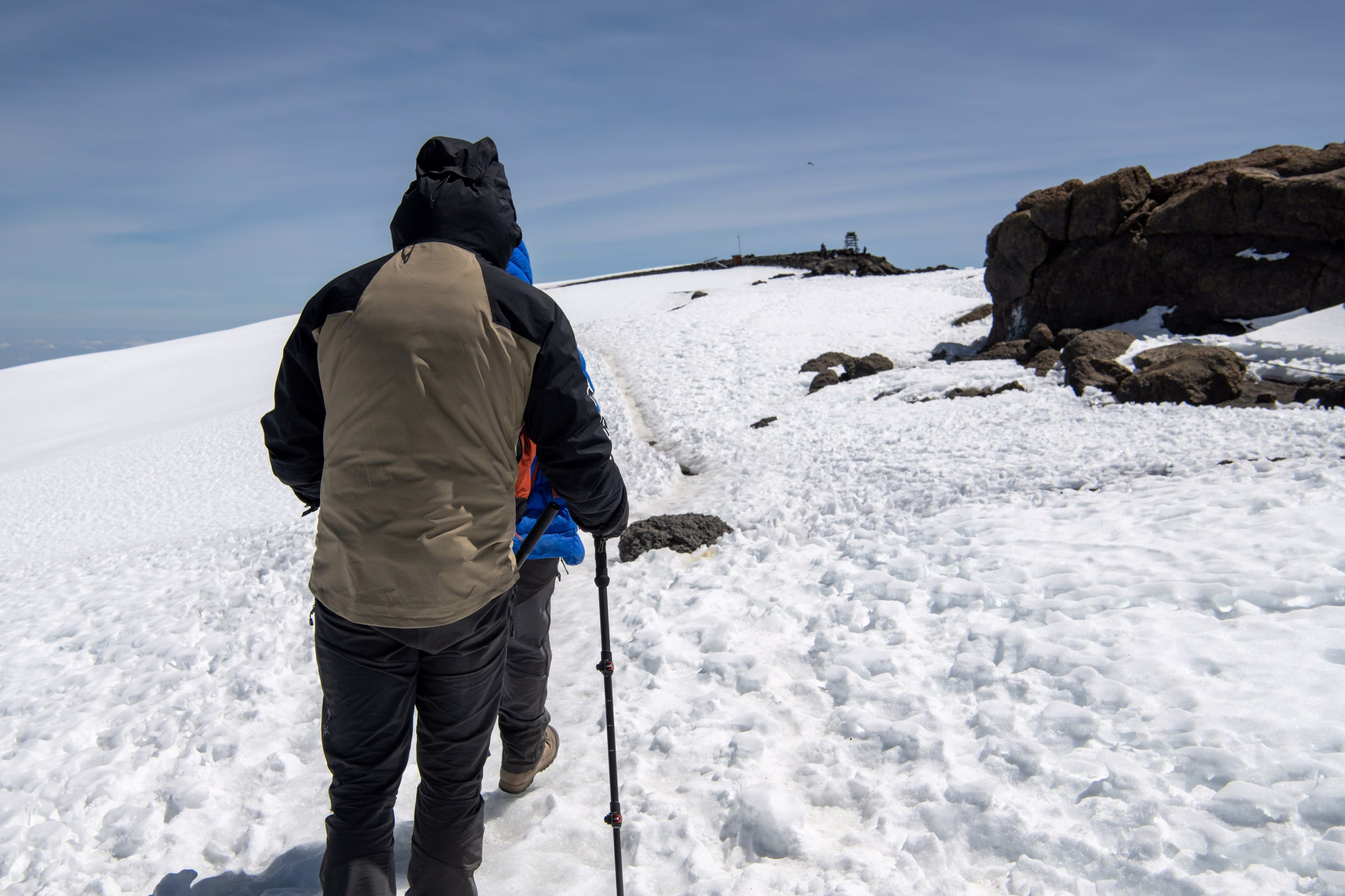 La neige, enfin, sous un ciel ouvert